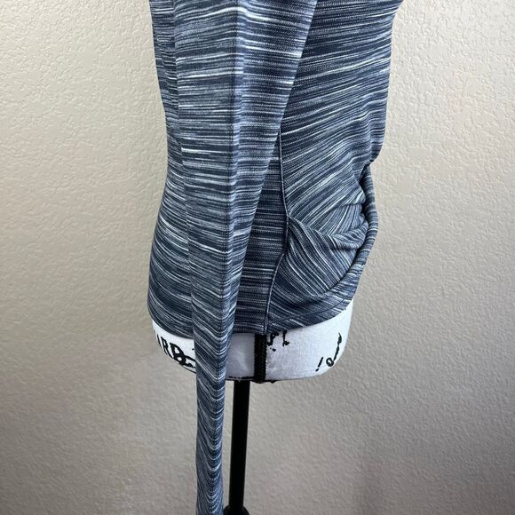 Lululemon Melodic Movement Long Sleeve Space Herringbone Black White size 8 - Picture 13 of 13